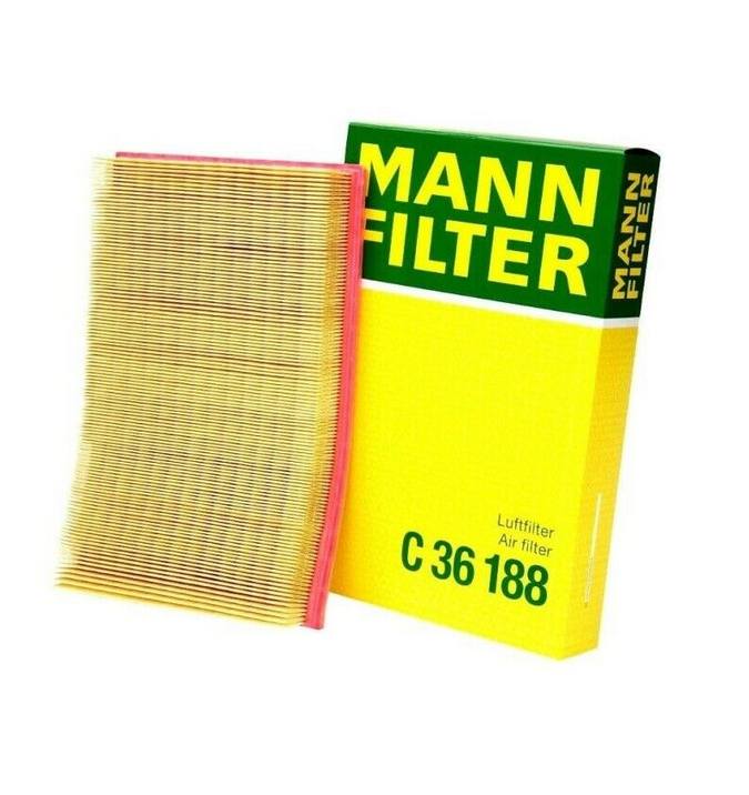 Audi VW Engine Air Filter 1K0129620 - MANN-FILTER C36188